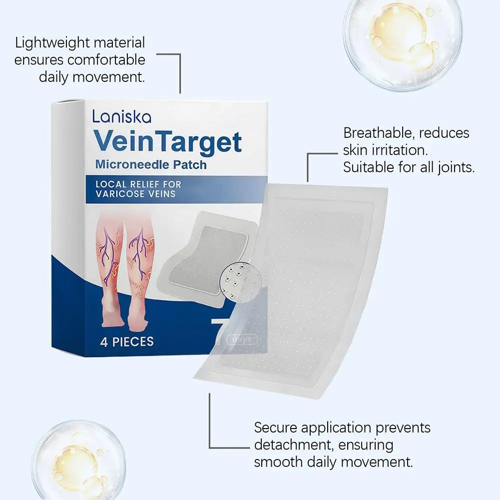 4-Pack Moisturizing Leg Care Patches | Daily Skin Comfort Leg Care Patches QXL