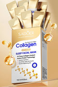 SADOER Collagen Sleeping Face Mask 30pc – Hydrating & Firming Sleeping Face Mask QXL 20pcs