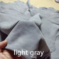 Grey Frosted Sheepskin Leather 0.7–1.0mm | DIY First Layer Hide Leather Crafting Fabric QXL light Gray Whole Sheepskin China Mainland