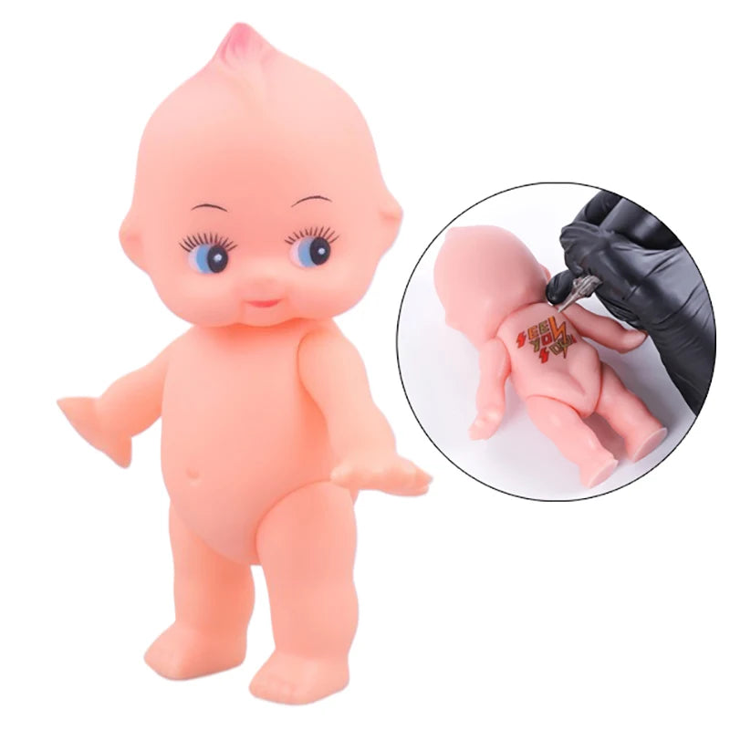 Silicone Doll Head Tattoo Practice Model | Reusable Training Tattoo Practice Model QXL