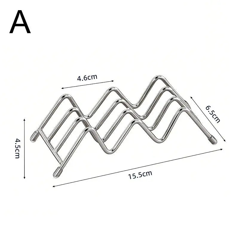 Stainless Steel Soap Rack & Drainage Tray | Bathroom Organizer Soap Rack & Tray QXL A