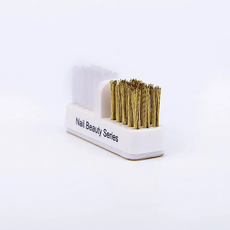 Nail Drill Bit Cleaning Brush | Dual-Head Manicure Tool Nail Drill Cleaner QXL onesize
