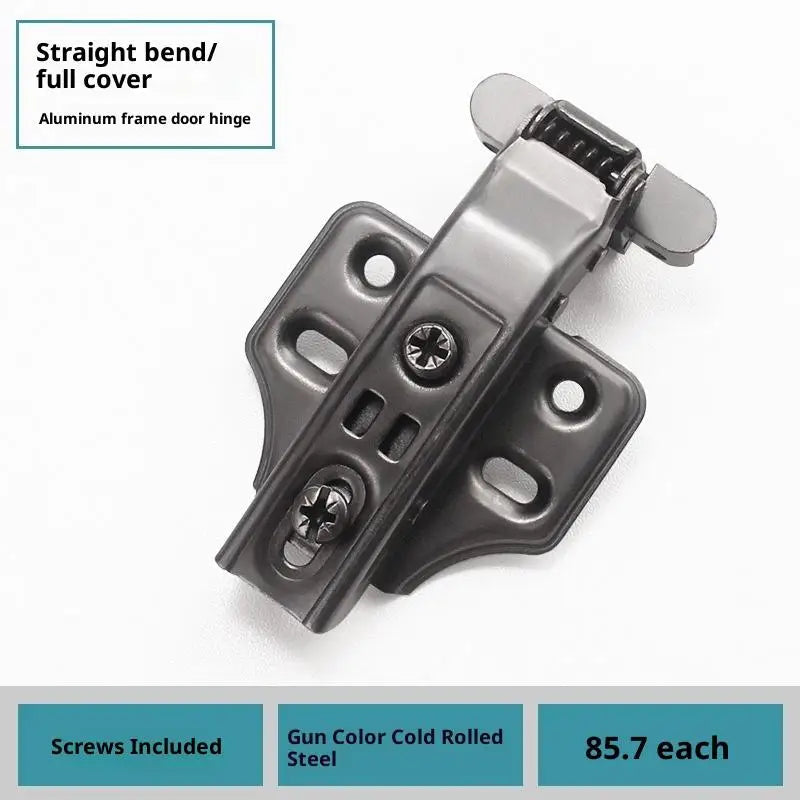 Aluminum Frame Glass Door Cabinet Hinge | Multi-Use Cabinet Door Hinge QXL A1