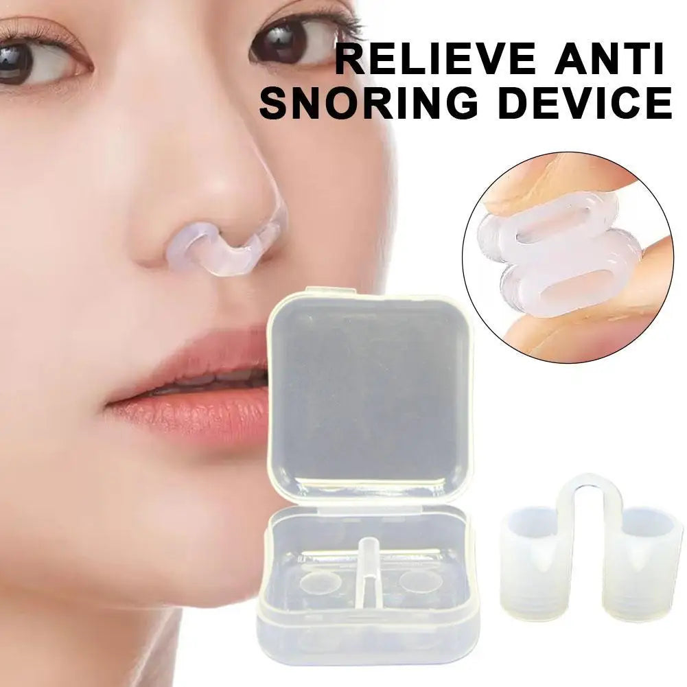 Silicone Nasal Dilator Nose Clip | Anti-Snoring Sleep Aid Nasal Dilator QXL