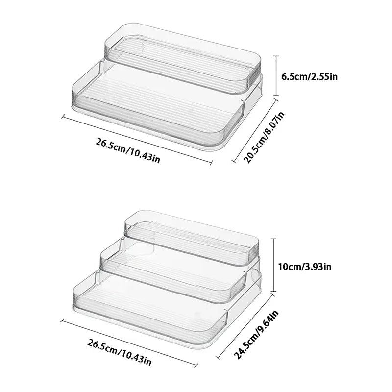 3-Tier Desktop Organizer | Perfume, Cosmetic & Spice Shelf Tiered Desktop Organizer QXL