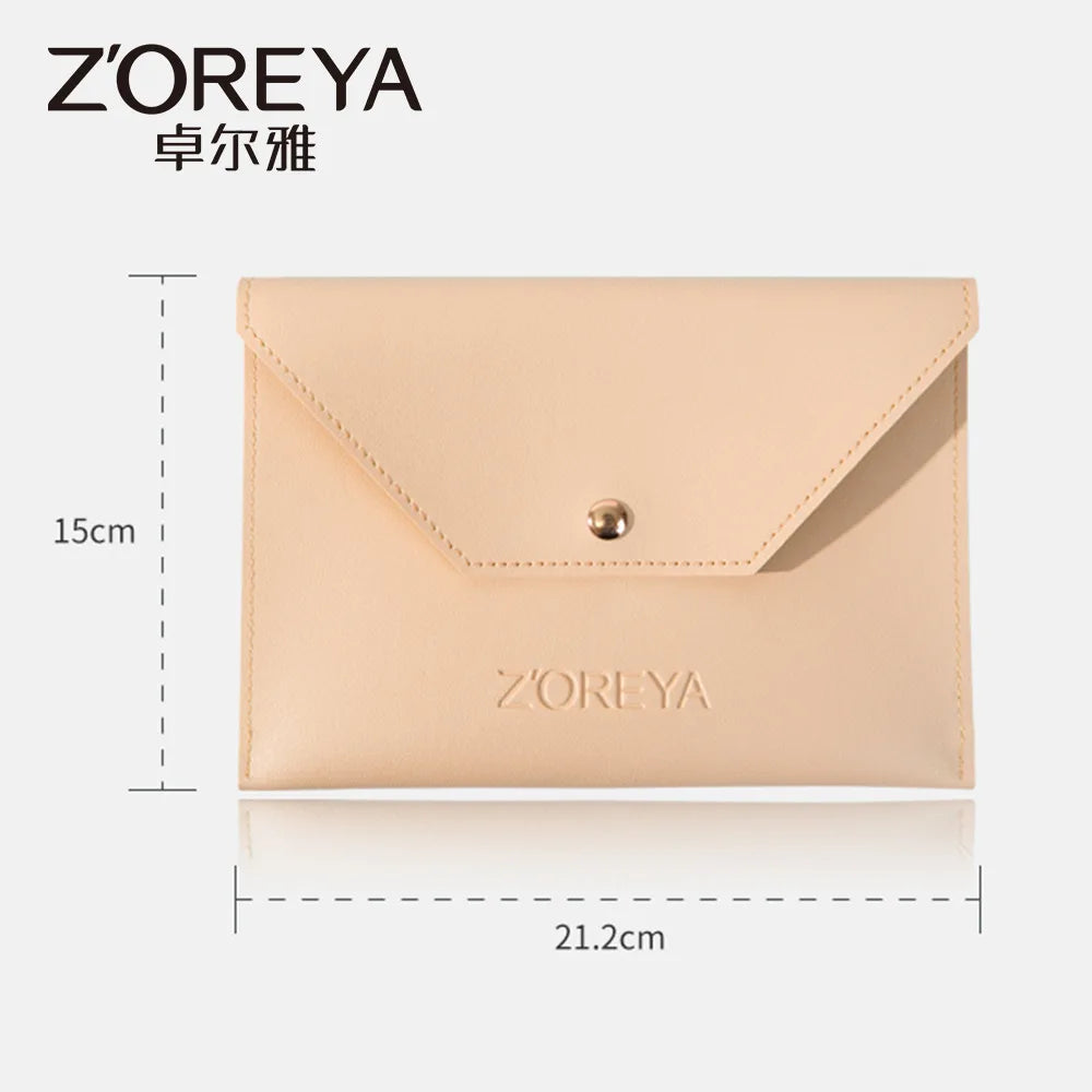 ZOREYA 6-Color PU Makeup Brush Bag | Dustproof Storage Case Makeup Brush Bag QXL