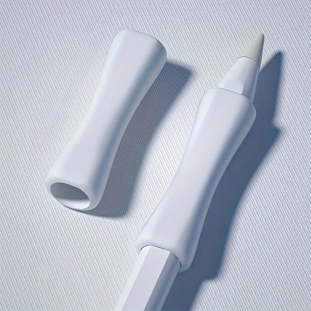 Silicone Touch Pen Grip Sleeve | Non-Slip Ergonomic Writing Aid Pen Grip Sleeve QXL