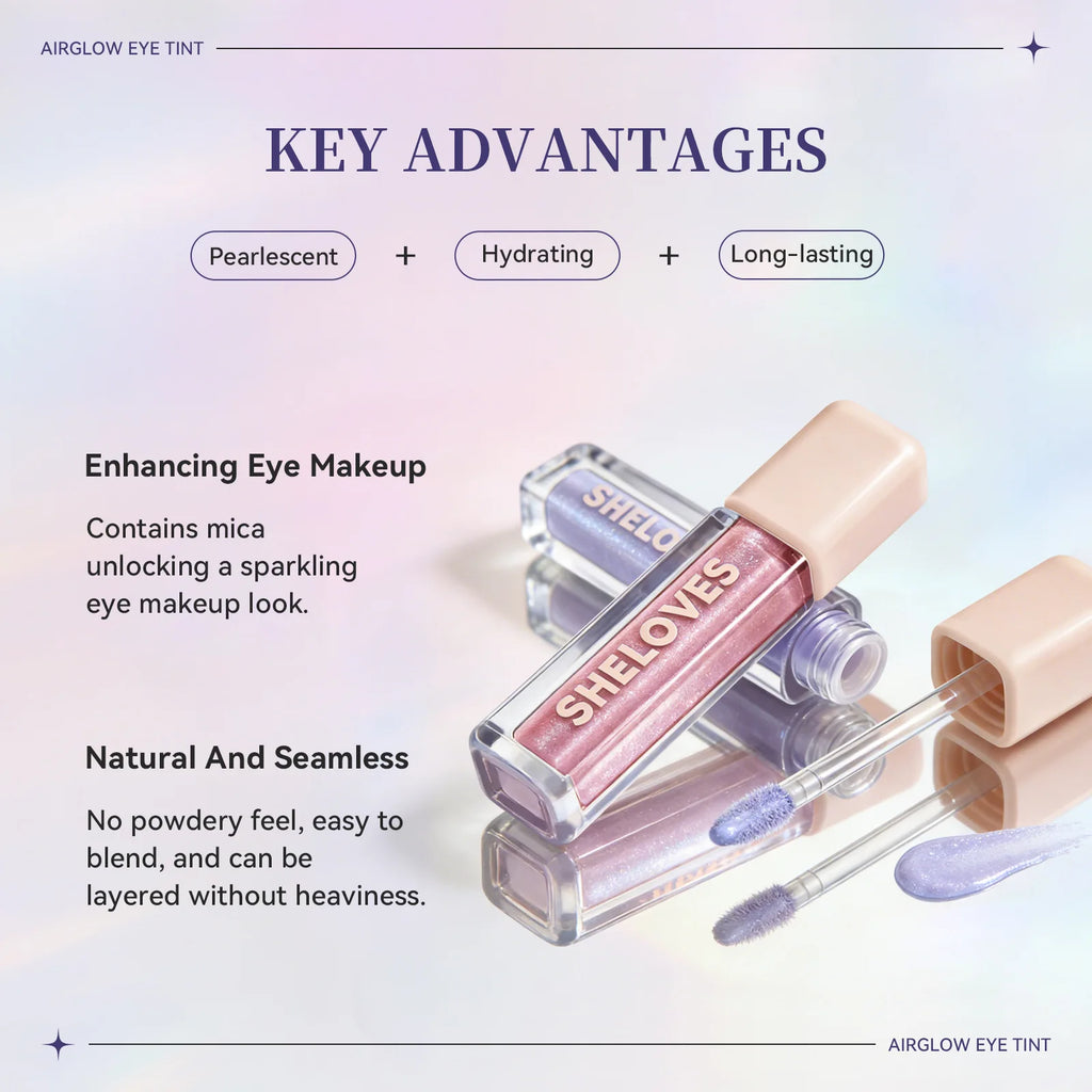 Pearlescent Glitter Liquid Eyeshadow Stick | Waterproof Shimmer Liquid Eyeshadow Stick QXL