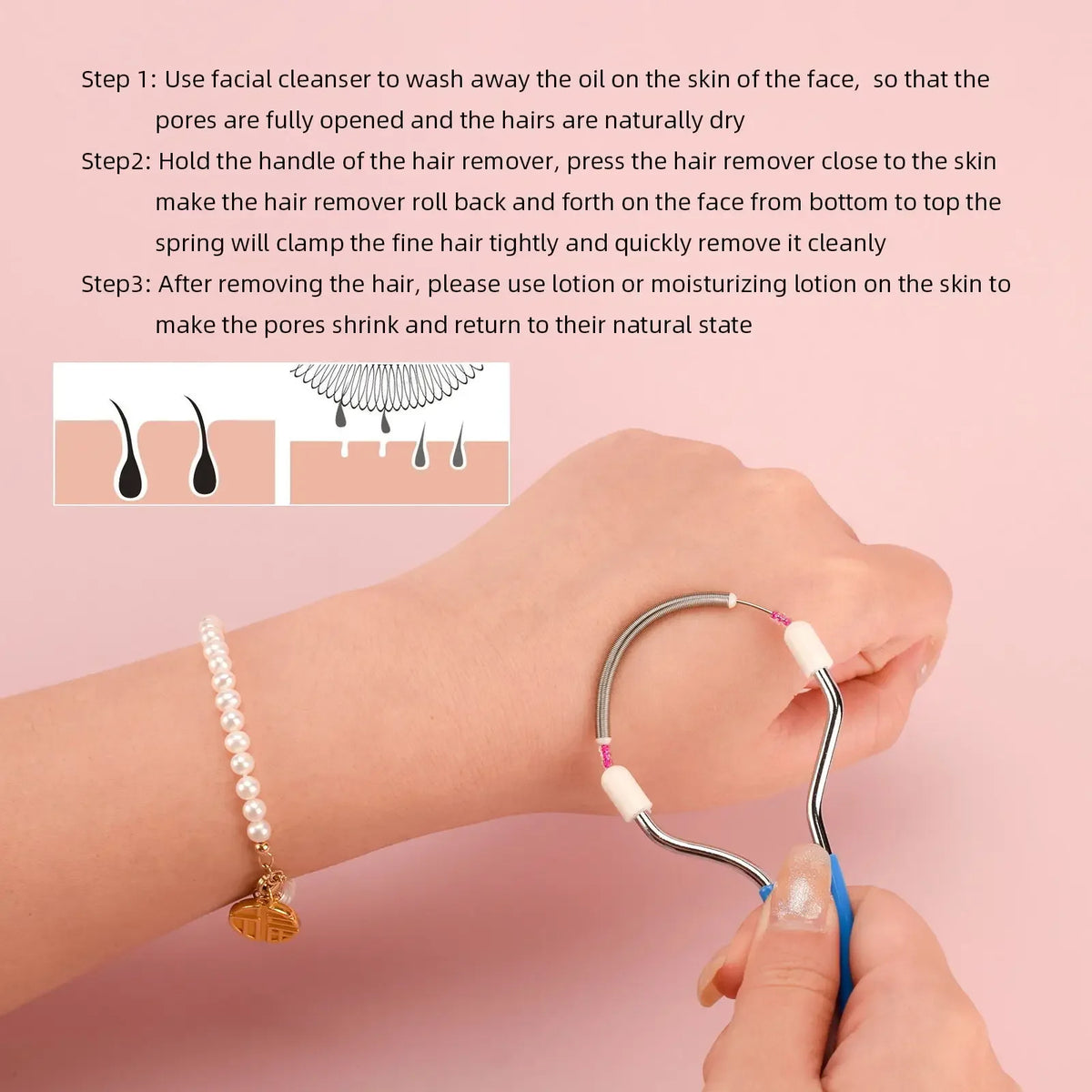 Define Beauty Facial Epilator | Face & Body Hair Remover Facial Epilator QXL