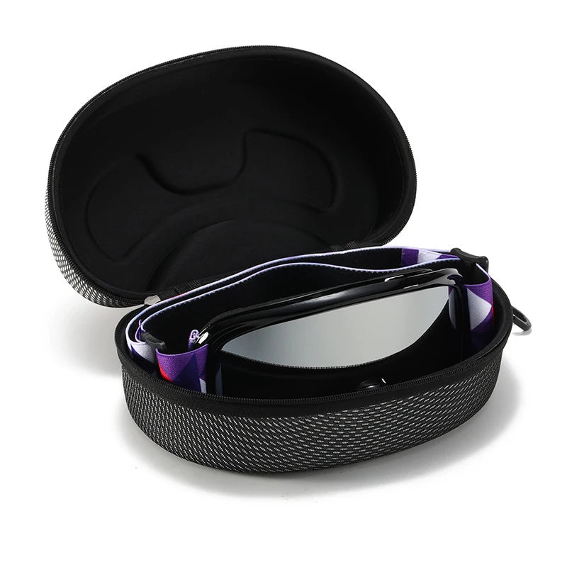 Hard EVA Ski Snowboard Goggle Case | Shockproof Carry Case Goggle Carrying Case QXL