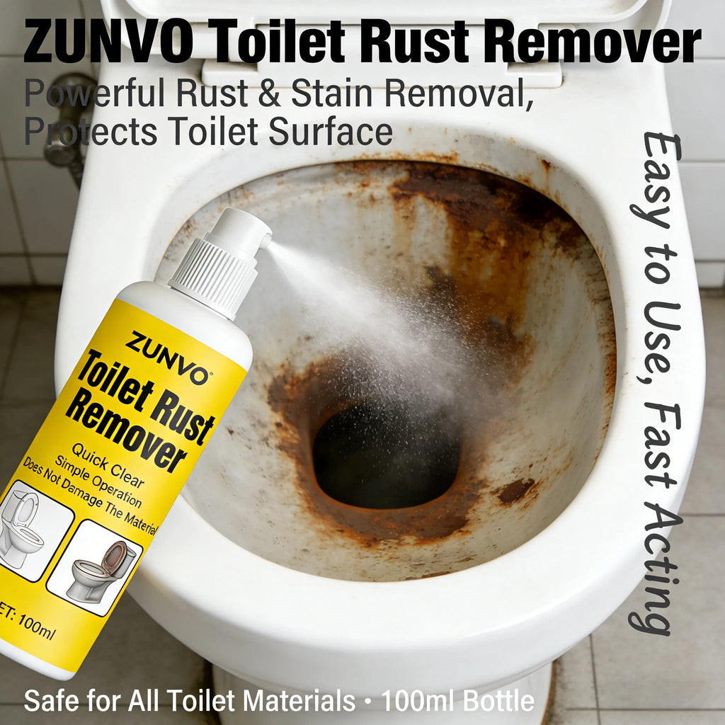 Toilet Rust Remover Spray | Quick Stain & Limescale Cleaner Rust Remover Spray QXL
