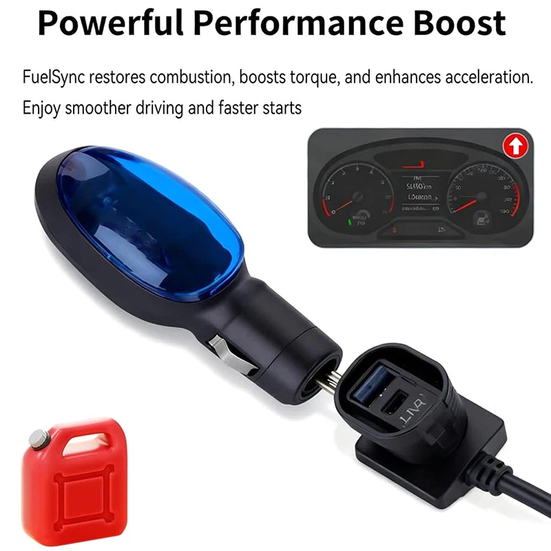 12V Car Fuel Economizer | Plug-In Voltage Stabilizer Car Fuel Economizer QXL