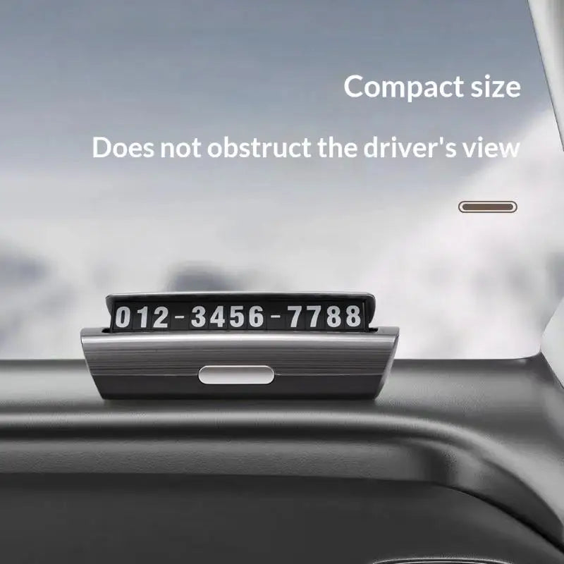 Luminous Temporary Parking Number Plate | Phone Display Parking Number Plate QXL