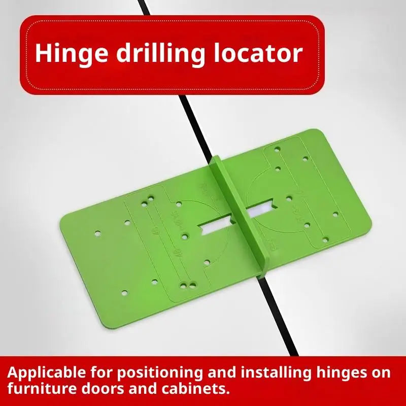 Hinge Hole Drilling Guide Jig | Cabinet Boring Template Drilling Guide Jig QXL