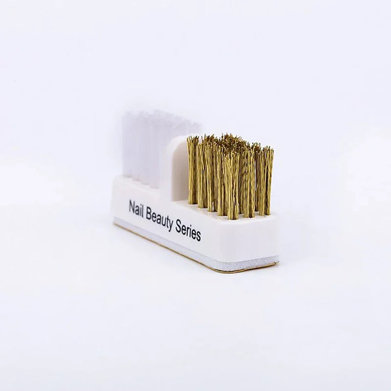 Nail Drill Bit Cleaning Brush | Dual-Head Manicure Tool Nail Drill Cleaner QXL