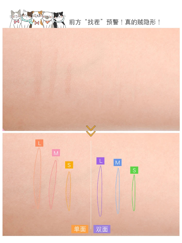 MOTONOZEN Japanese Double Eyelid Tape – Invisible Stickers Size L Eyelid Tape QXL