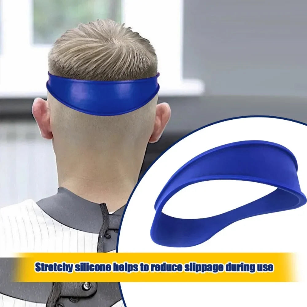 Silicone Neckline Haircut Guide Band | DIY Fade Template Hair Cutting Guide QXL