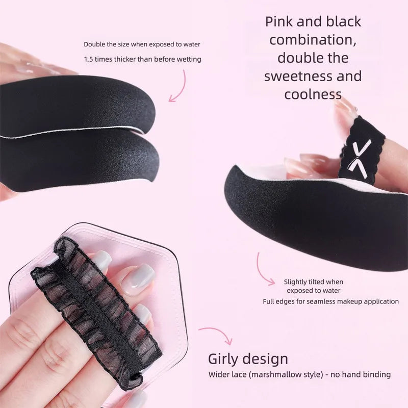 Water-Activated Dual-Use Powder Cushion Puff | Foundation Tool Makeup Sponge Puff QXL