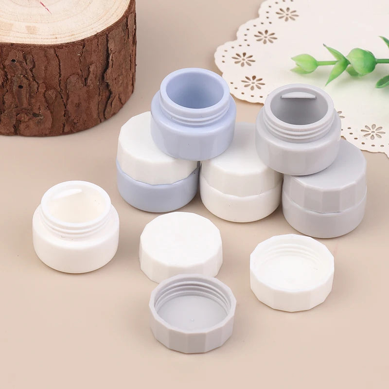 2-Pack 5ml Empty Nail Gel Jars | Polish & UV Glue Storage Nail Gel Jar QXL