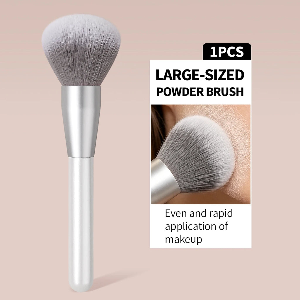 KOSSHOW Large Fluffy Powder Brush – Setting & Contour Powder Makeup Brush QXL WHITE