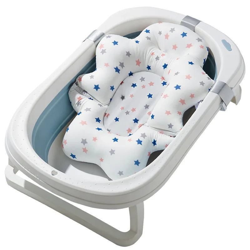 Foldable Baby Bath Support Pad | Newborn Bathing Hammock Baby Bath Support QXL