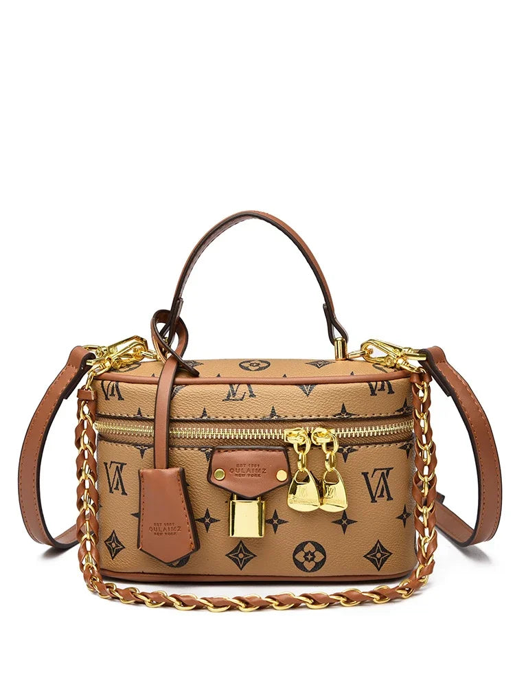 Women's Leather Crossbody Bag | Elegant Shoulder Handbag Crossbody Handbag QXL black