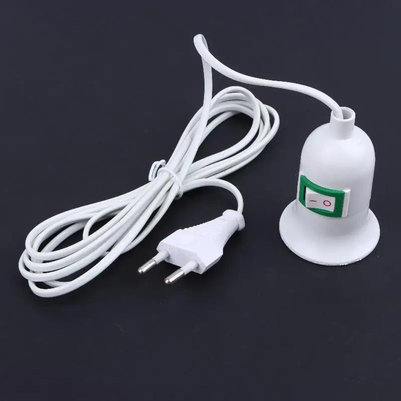 E27 Plant Grow Light Holder | On/Off Switch & EU Plug Lamp Holder Socket QXL