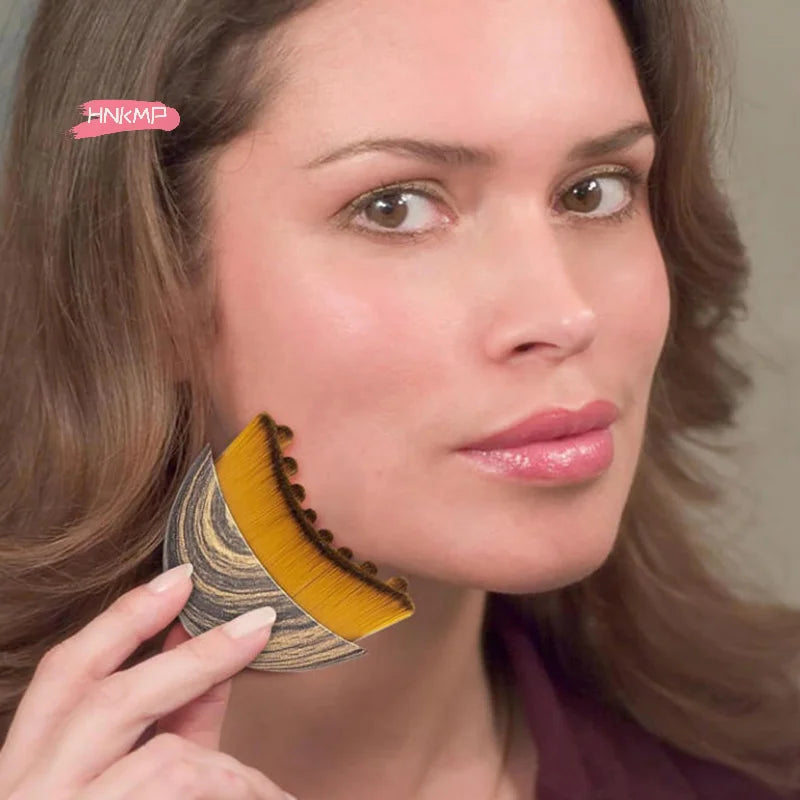 Lymphatic Drainage Face Brush | Jawline Sculpting Tool Facial Sculpting Brush QXL