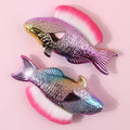 Fish-Shaped Rainbow Gradient Makeup Brush Set – 2 Pack Makeup Brush Set QXL MULTI