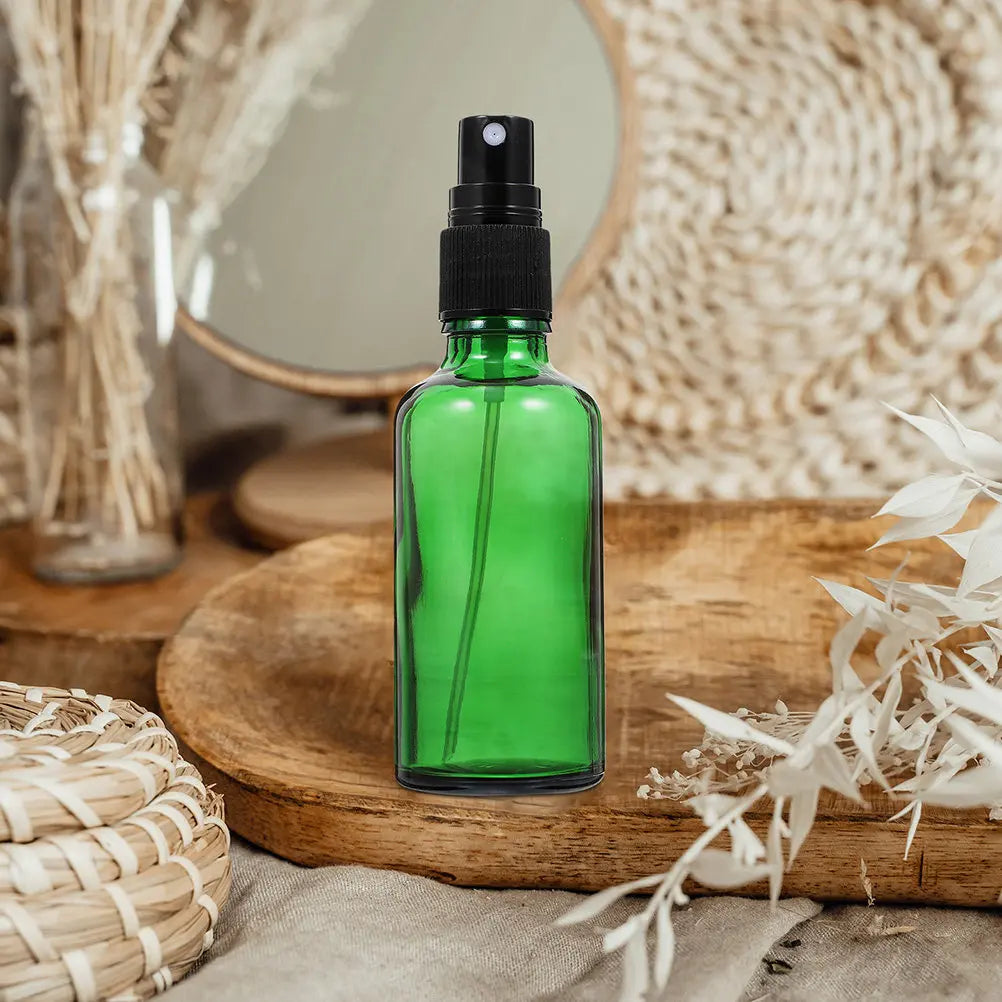 5-Pack 50ml Leakproof Glass Travel Bottles | Refillable Glass Travel Bottles QXL