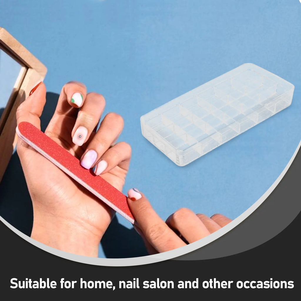 Clear Silicone French Tip Nail Stamper | DIY Nail Art Tool Nail Art Stamper QXL