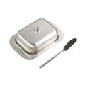 Stainless Steel Butter Dish with Lid | Fridge & Countertop Butter Dish QXL 2