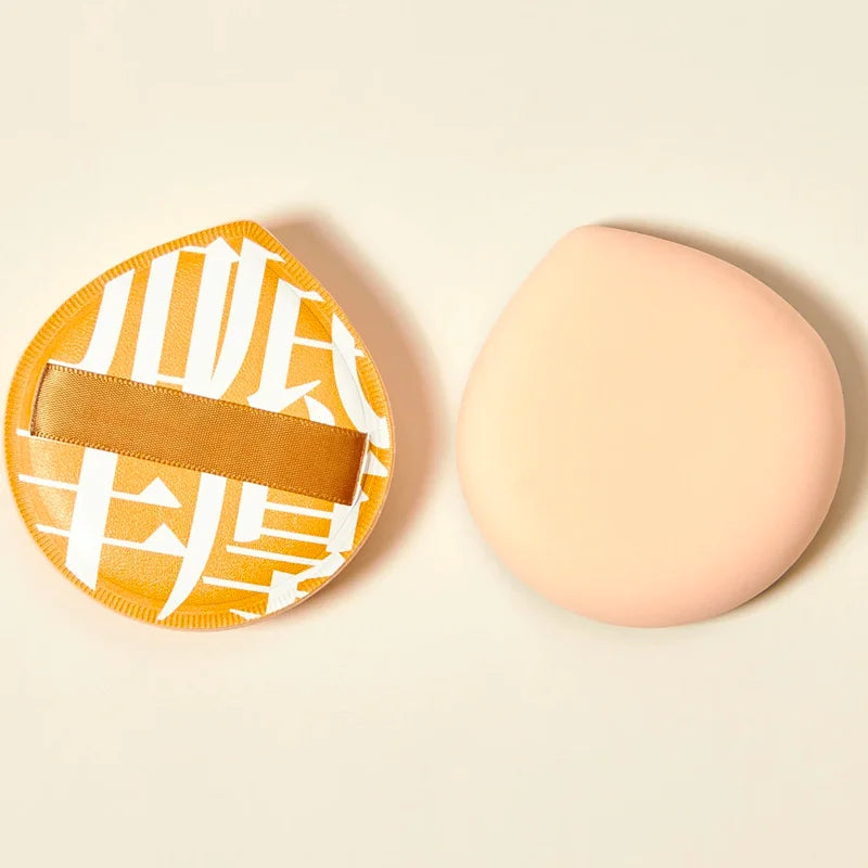 Waterdrop Foundation Sponge Set | Mustard Yellow Makeup Puff Makeup Sponge Set QXL