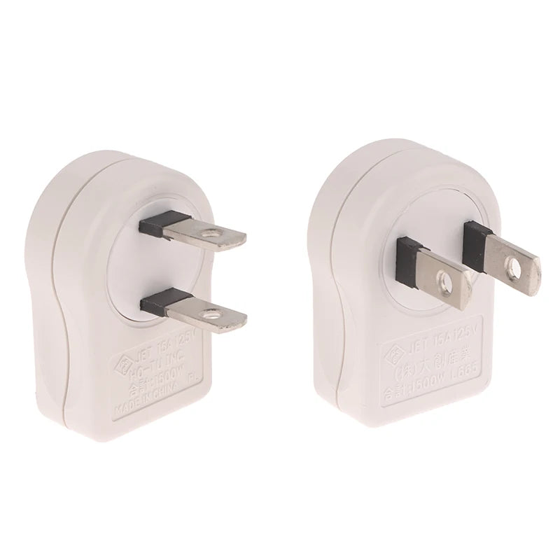 360° Rotatable US 2-Pin Foldable Travel Plug Adapter Plug Adapter QXL