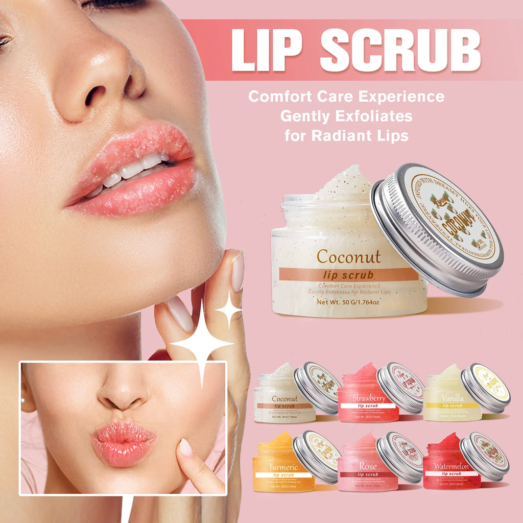 DIMOT Lip Scrub 50g | Exfoliating & Brightening Lip Treatment Lip Scrub QXL