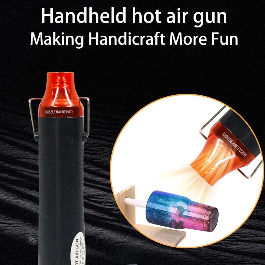 Mini Hot Air Gun 220V/110V with Stand | DIY Heat Blower Tool Mini Heat Gun QXL