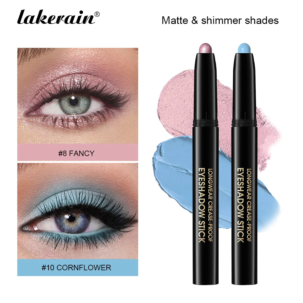 ibcccndc 10-Color Longwear Eyeshadow Stick | Shimmer & Matte Eyeshadow Stick QXL