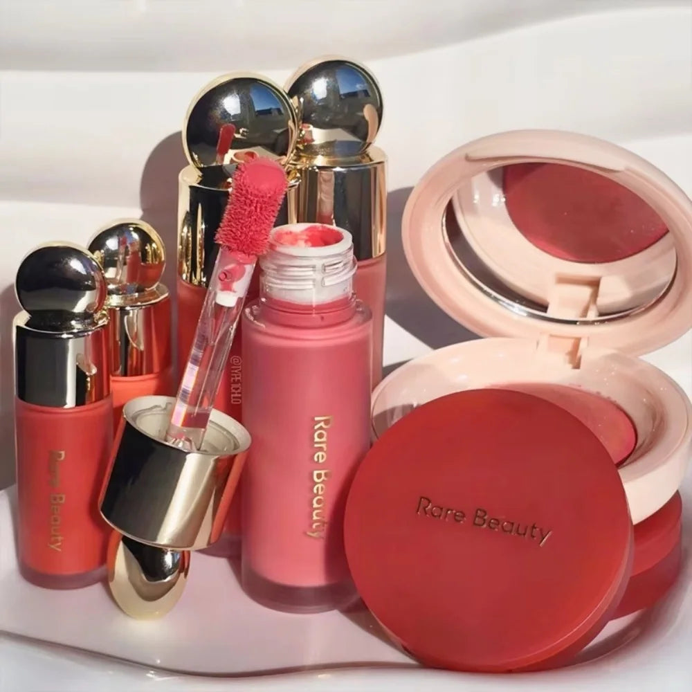 Rare Beauty Lip Oil & Liquid Blush Makeup Set | Gift Lip & Blush Set QXL