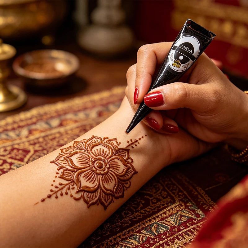 Henna Cone Temporary Tattoo Paste | Natural Mehndi Body Art Henna Body Art Paste QXL