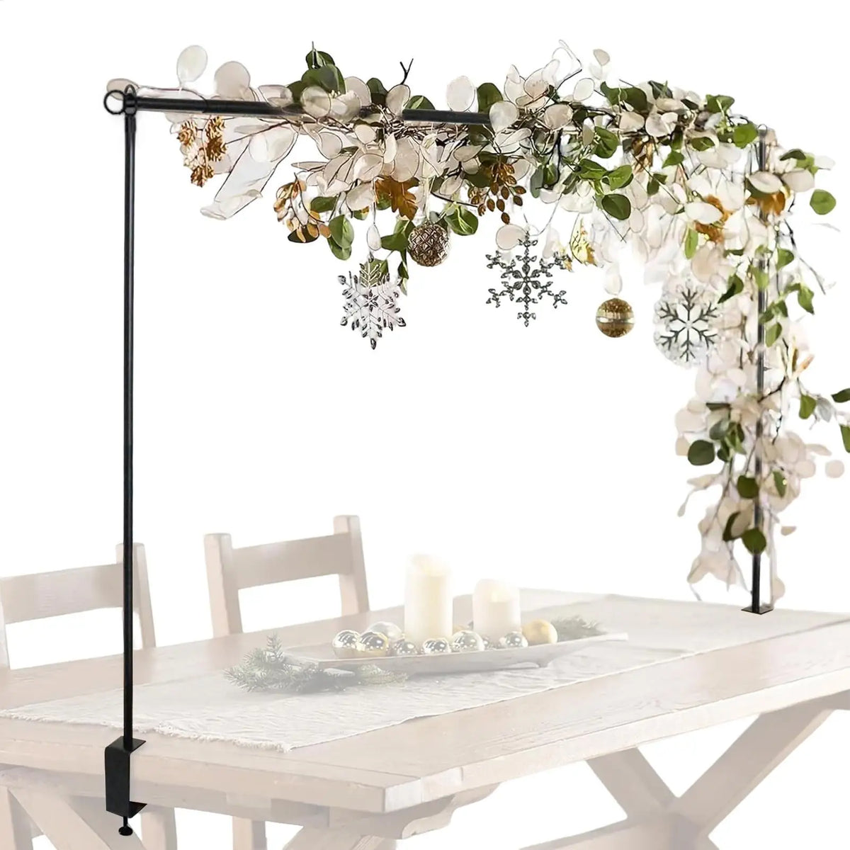 Adjustable Table Arch Stand with Clamps | Balloon & Event Rack Event Decoration Stand QXL