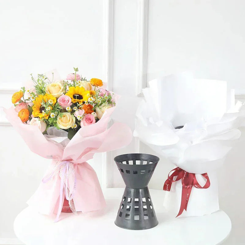 Plastic Bouquet Holder Base | Floral Arrangement Fixing Tool Bouquet Holder Base QXL