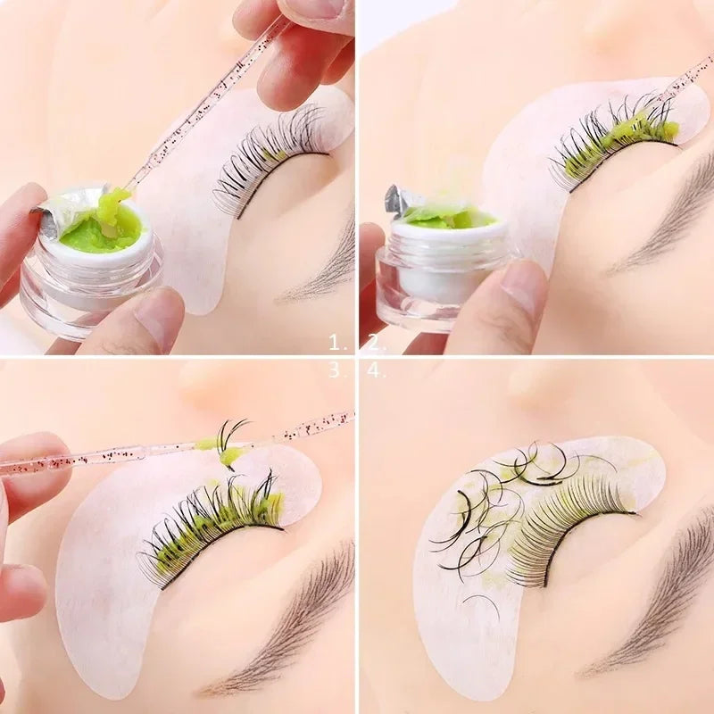 100-Pack Disposable Micro Brushes for Eyelash Extensions Lash Extension Brushes QXL