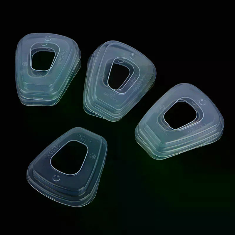 10-Pack 501 Filter Adapter Covers for 6800 6001 7502 Respirators Respirator Filter Adapter QXL