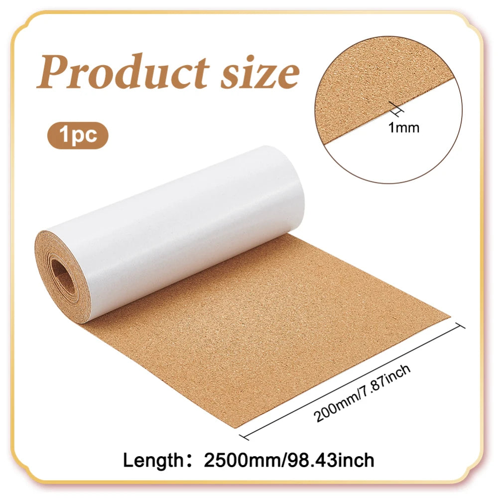 6-Pack Natural Cork Sheets 12x8" | Hot Pads, Coasters & DIY Cork Craft Sheet QXL AECH04-11511