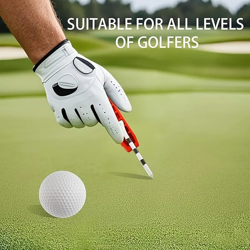 Golf Tee Height Gauge Setter | Adjustable 20–70mm Golf Training Aid QXL