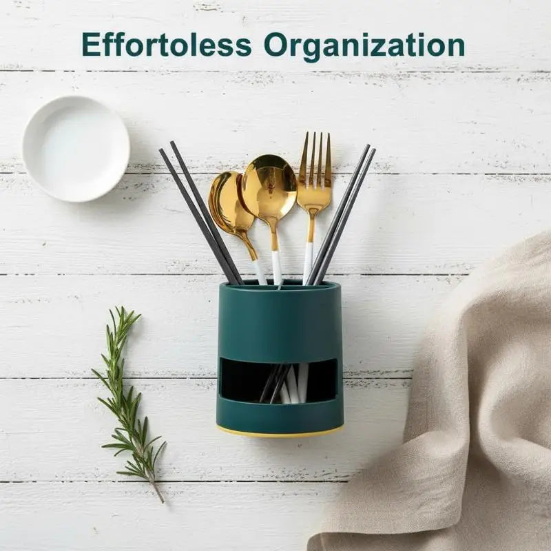 Toothbrush & Toothpaste Holder with 2 Cups | Bathroom Organizer Toothbrush Holder QXL