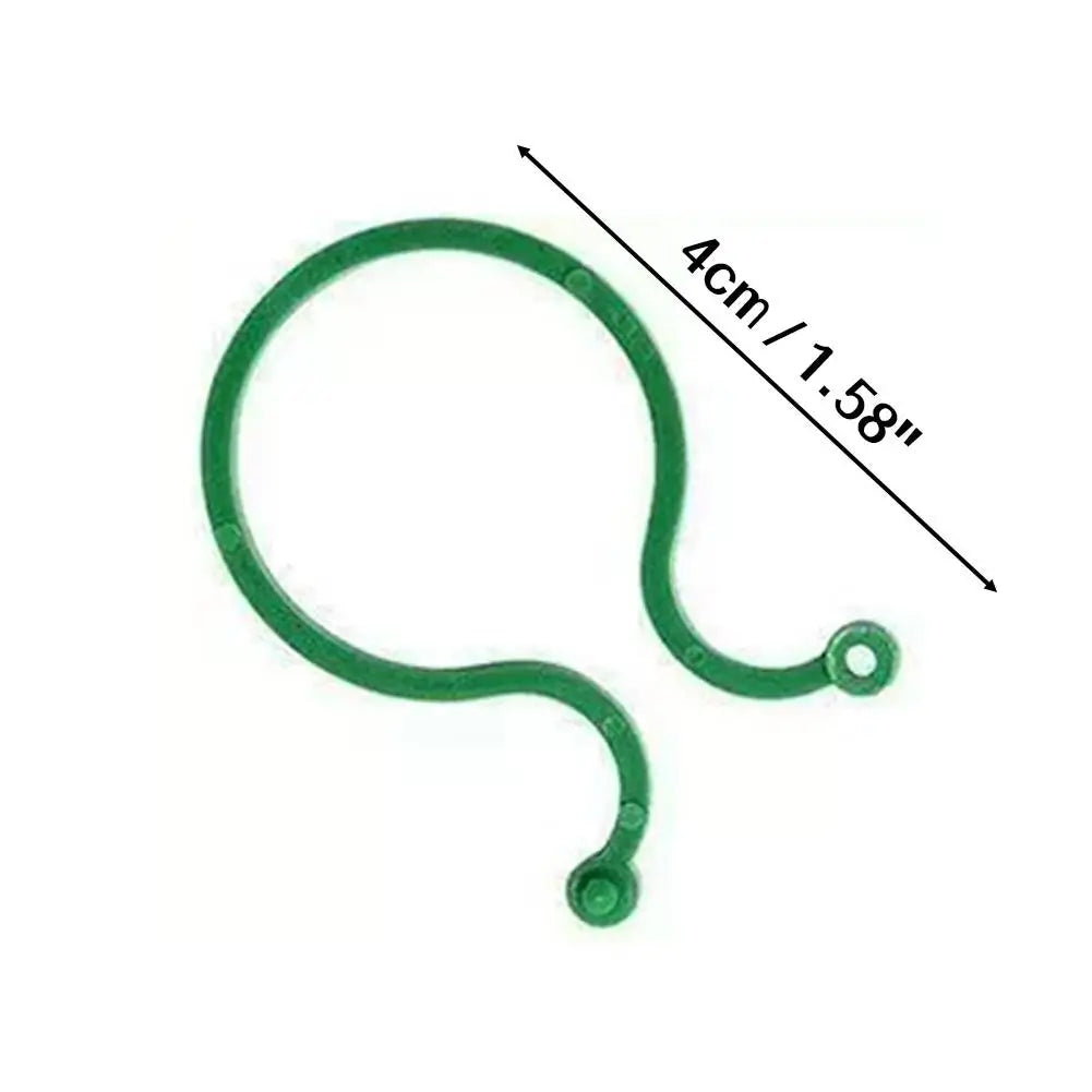 100/300/500-Pack Plant Support Clips | Garden Vine Ties Garden Plant Clips QXL