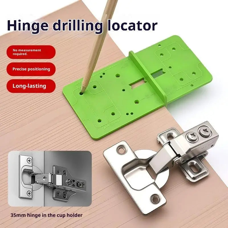 Hinge Hole Drilling Guide Jig | Cabinet Boring Template Drilling Guide Jig QXL