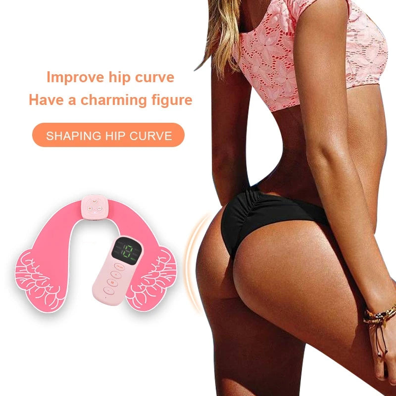 Wireless EMS Hip Trainer – Buttocks Toning Massager & Remote EMS Body Massager QXL