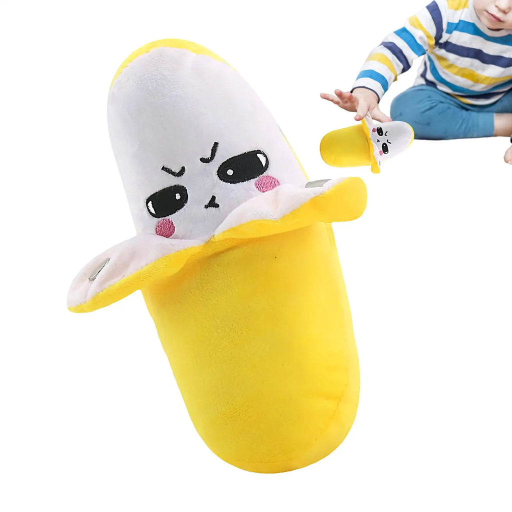 Banana Plush Toy Touch Piano | Interactive Musical Stuffed Doll Interactive Plush Toy QXL